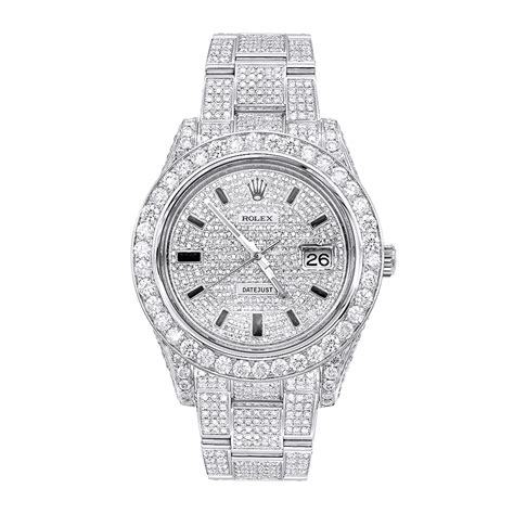 Rolex iced out bezel